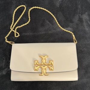 Brand new Tory Burch cream color gold details